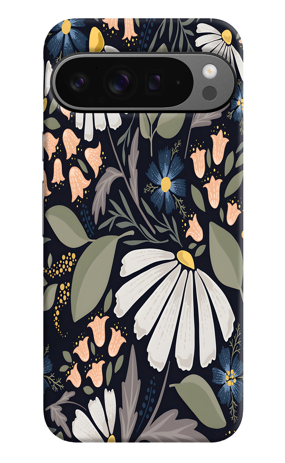 Flowers Art Google Pixel 9 Pro Back Cover