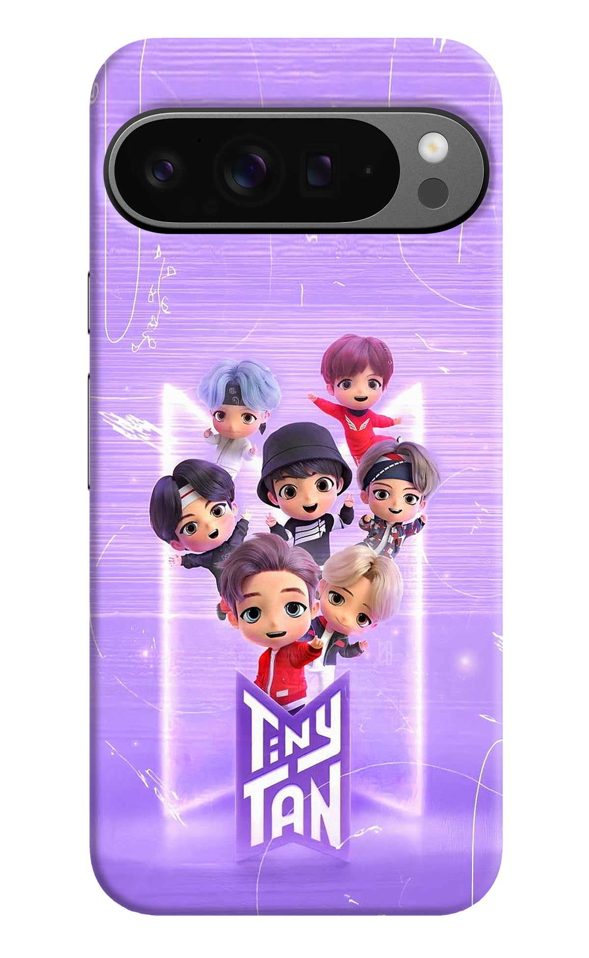 BTS Tiny Tan Google Pixel 9 Pro Back Cover