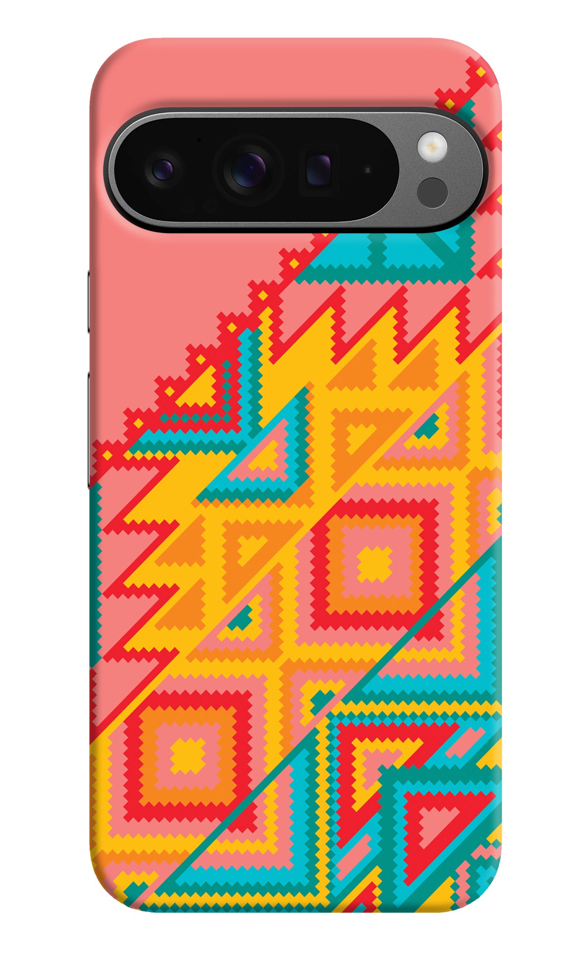 Aztec Tribal Google Pixel 9 Pro Back Cover