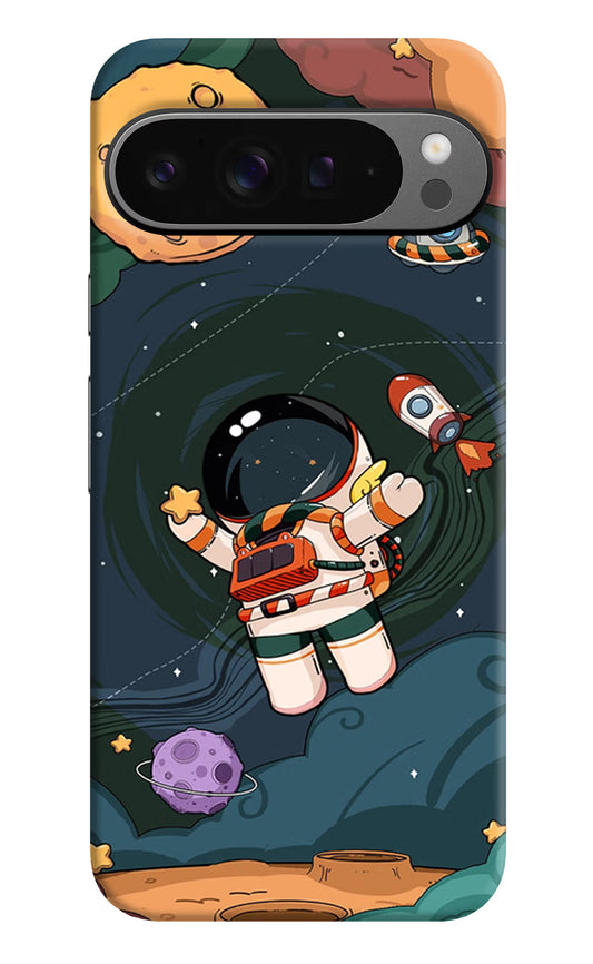 Cartoon Astronaut Google Pixel 9 Pro Hard Case Back Cover by Casekaro