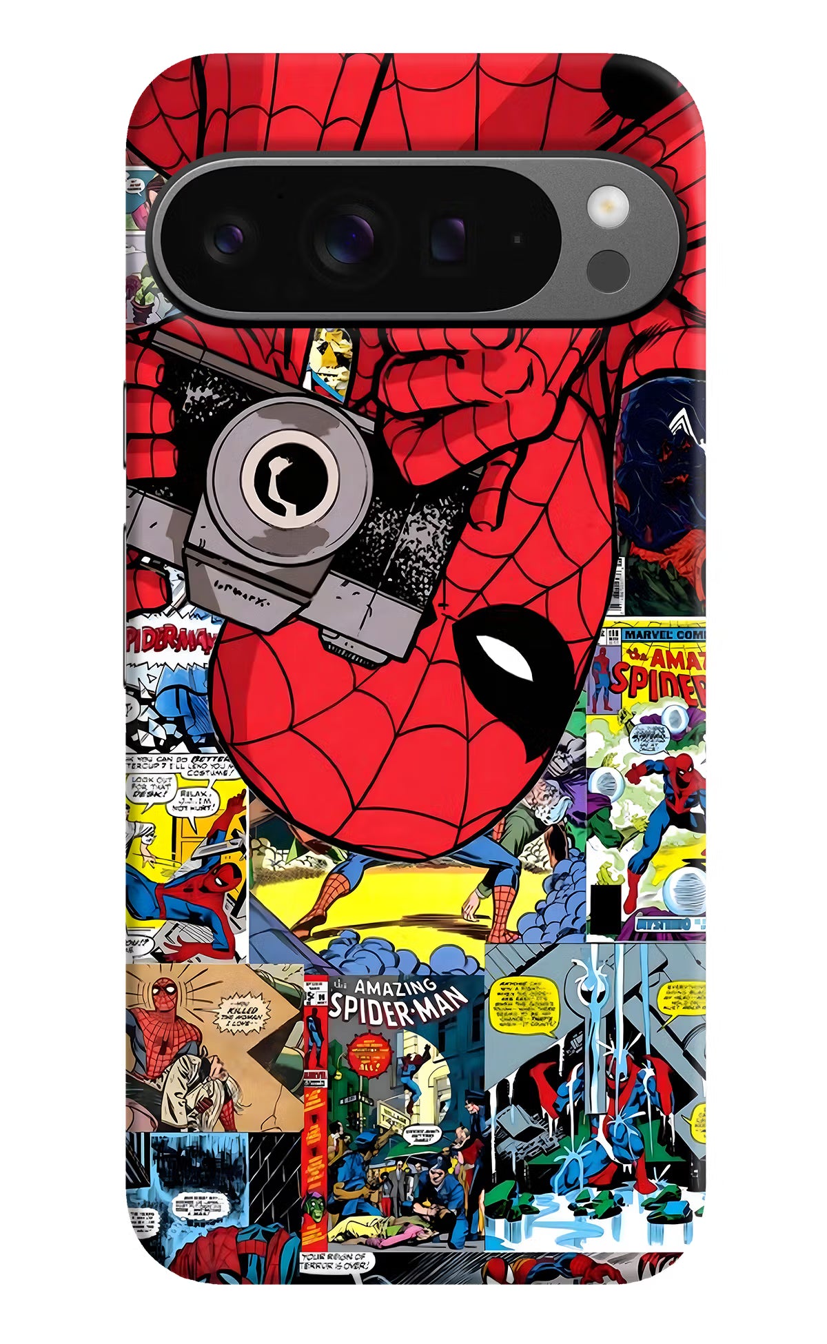 Spider Man Google Pixel 9 Pro Hard Case Back Cover by Casekaro