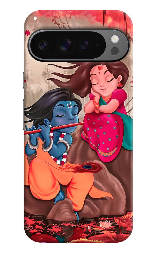 Radhe Krishna Google Pixel 9 Pro Hard Case Back Cover by Casekaro
