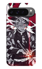 Demon Slayer Google Pixel 9 Pro Hard Case Back Cover by Casekaro