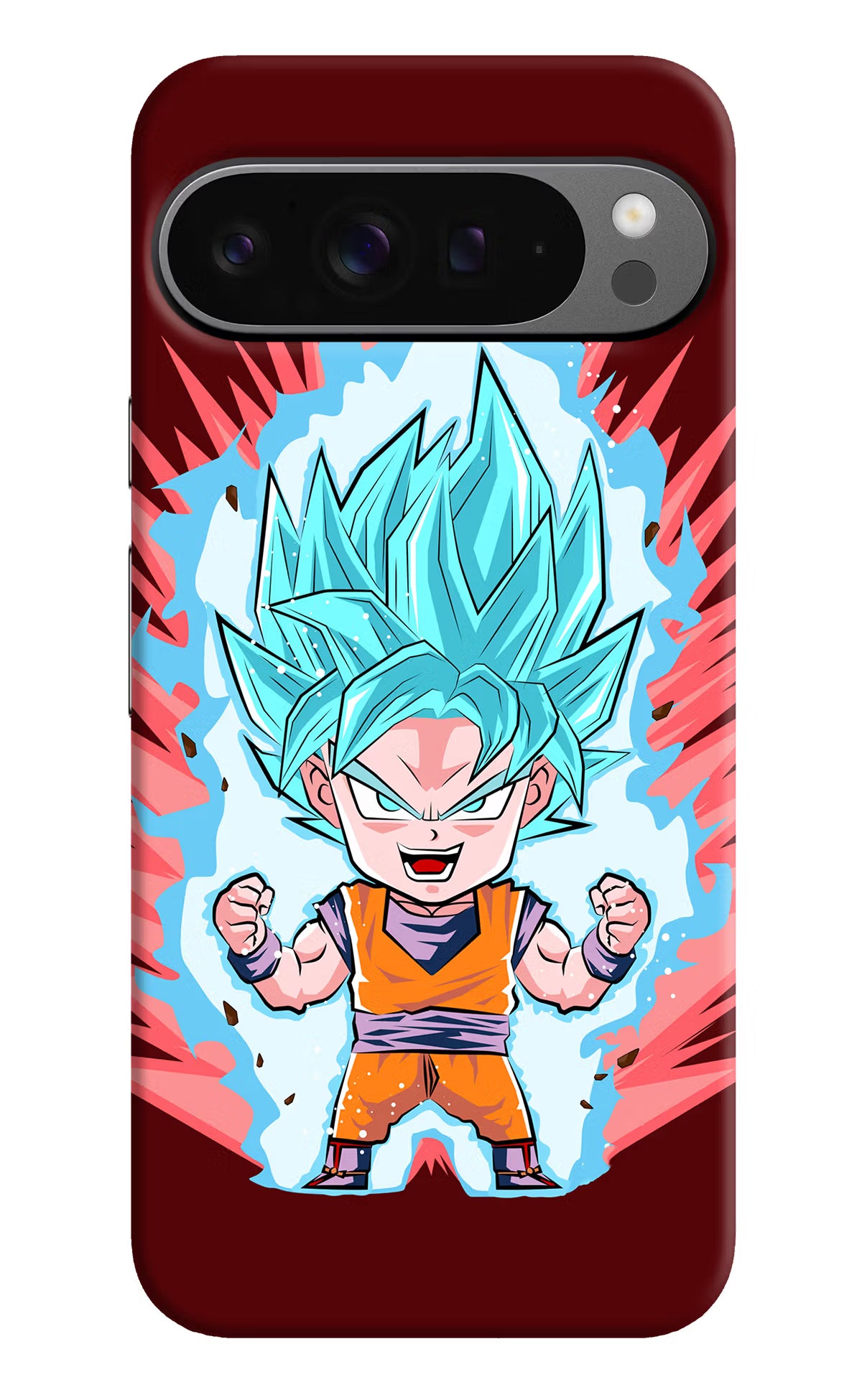 Goku Little Google Pixel 9 Pro Hard Case Back Cover by Casekaro