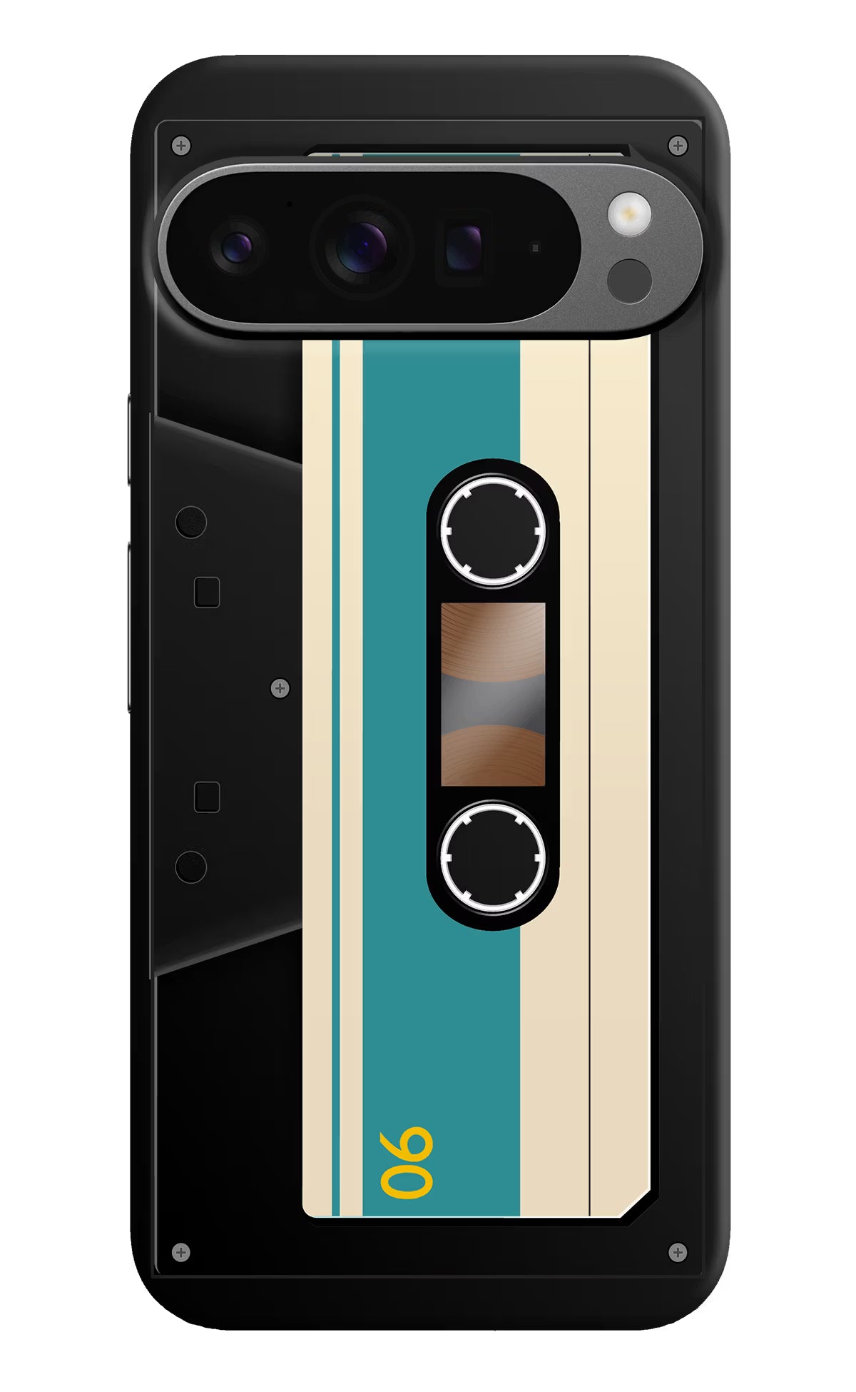 Cassette Google Pixel 9 Pro Hard Case Back Cover by Casekaro