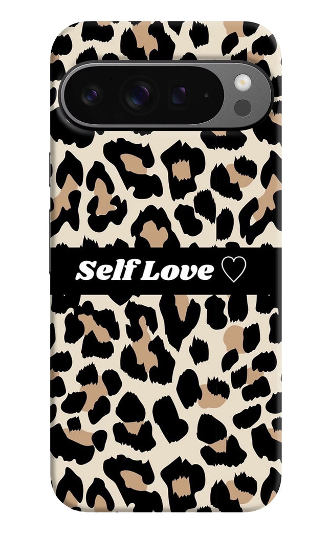 Leopard Print Self Love Google Pixel 9 Pro Hard Case Back Cover by Casekaro