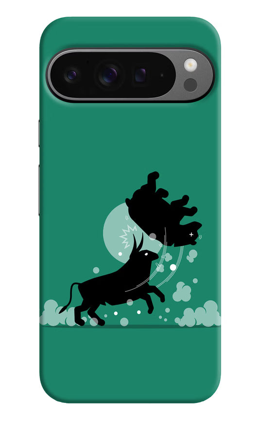 Bull Conqueror Google Pixel 9 Pro Hard Case Back Cover by Casekaro