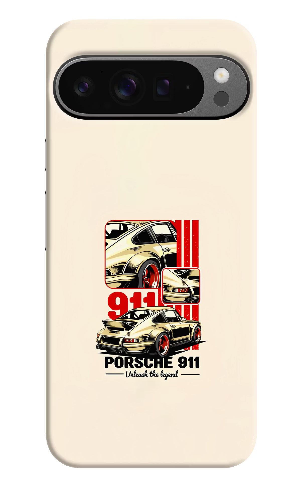 Classic Porsche 911 Google Pixel 9 Pro Hard Case Back Cover by Casekaro
