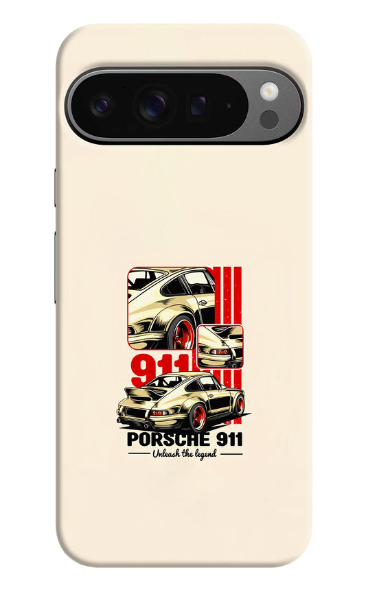Classic Porsche 911 Google Pixel 9 Pro Hard Case Back Cover by Casekaro