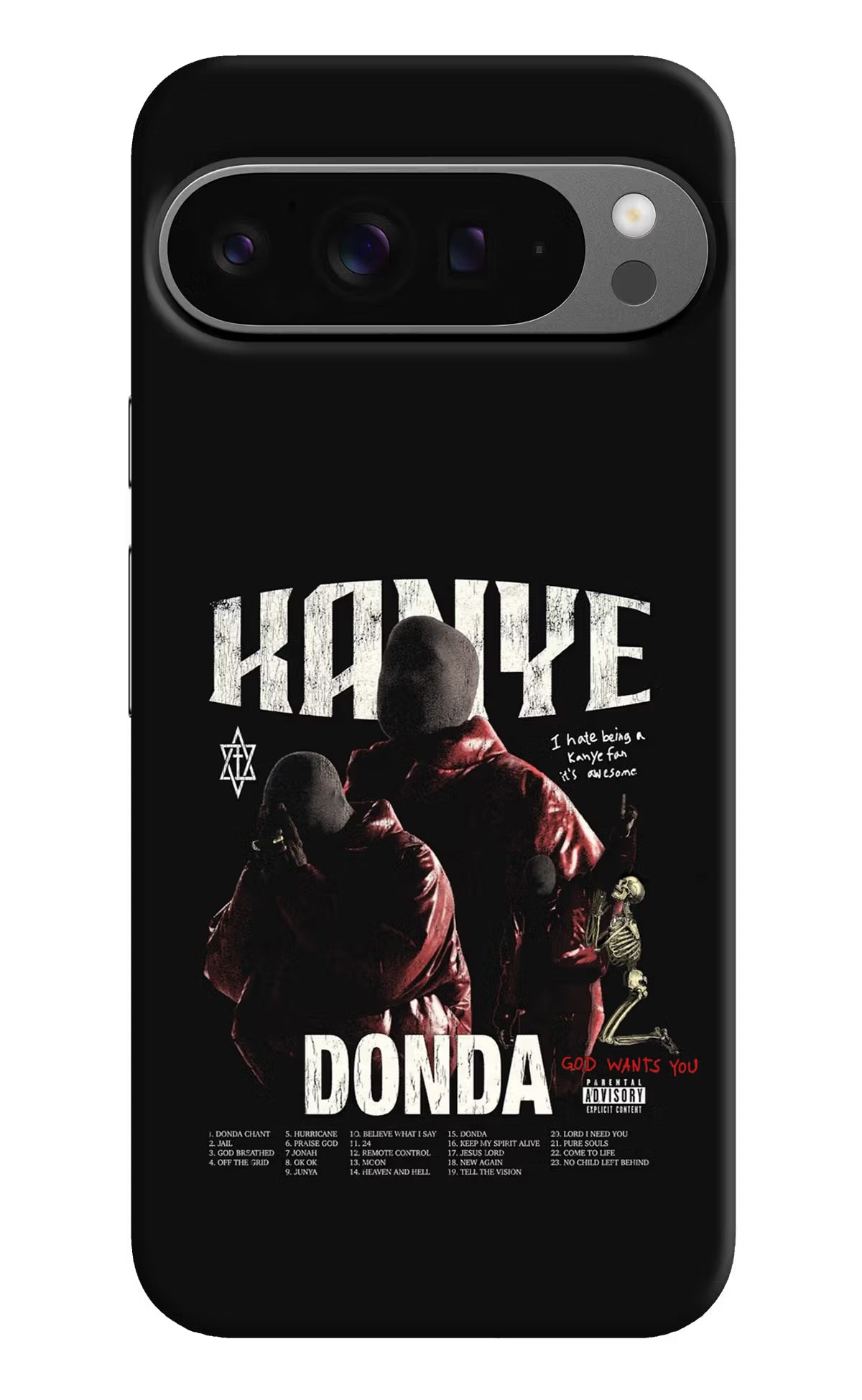 Donda Kanye West Google Pixel 9 Pro Hard Case Back Cover by Casekaro