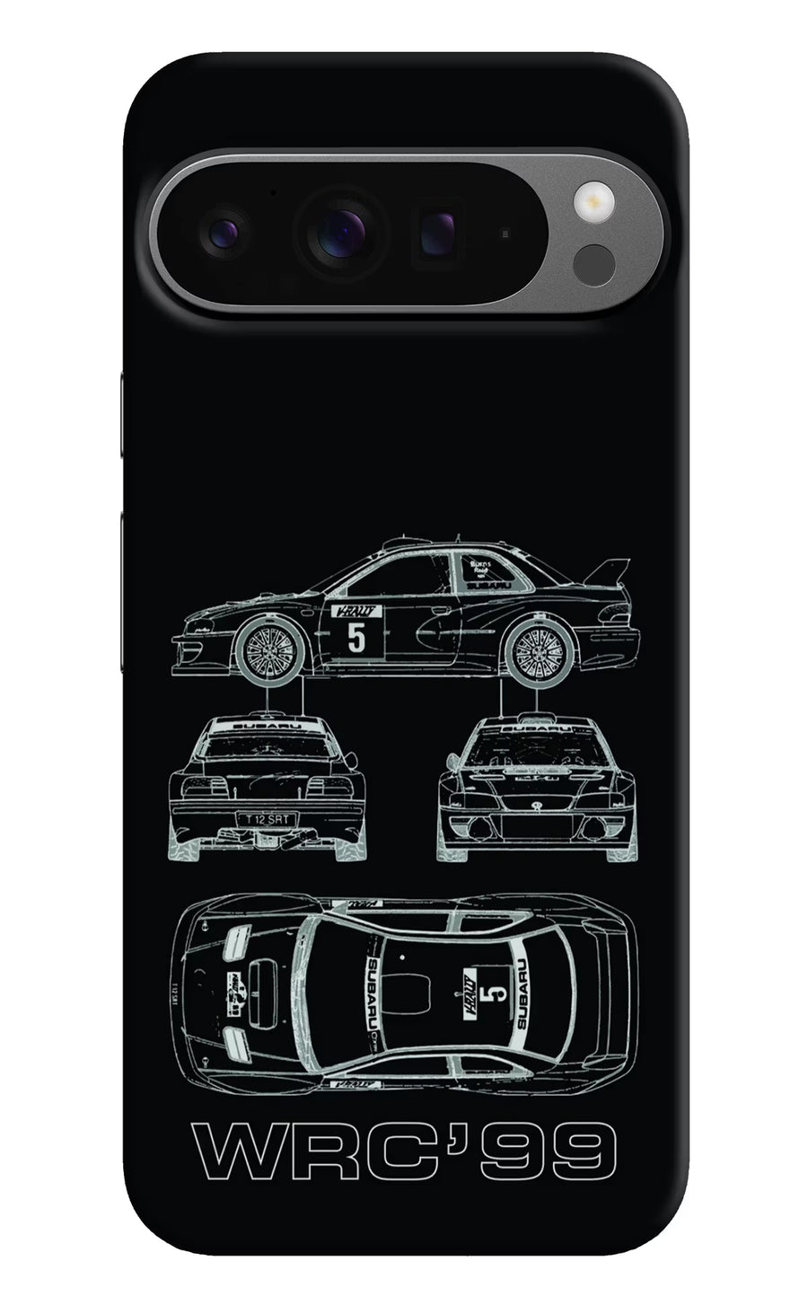WRC'99 Google Pixel 9 Pro Back Cover, Hard case
