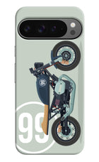 Classic Cafe Racer 99 Google Pixel 9 Pro Hard Case Back Cover by Casekaro