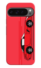Red Velocity Google Pixel 9 Pro Hard Case Back Cover by Casekaro