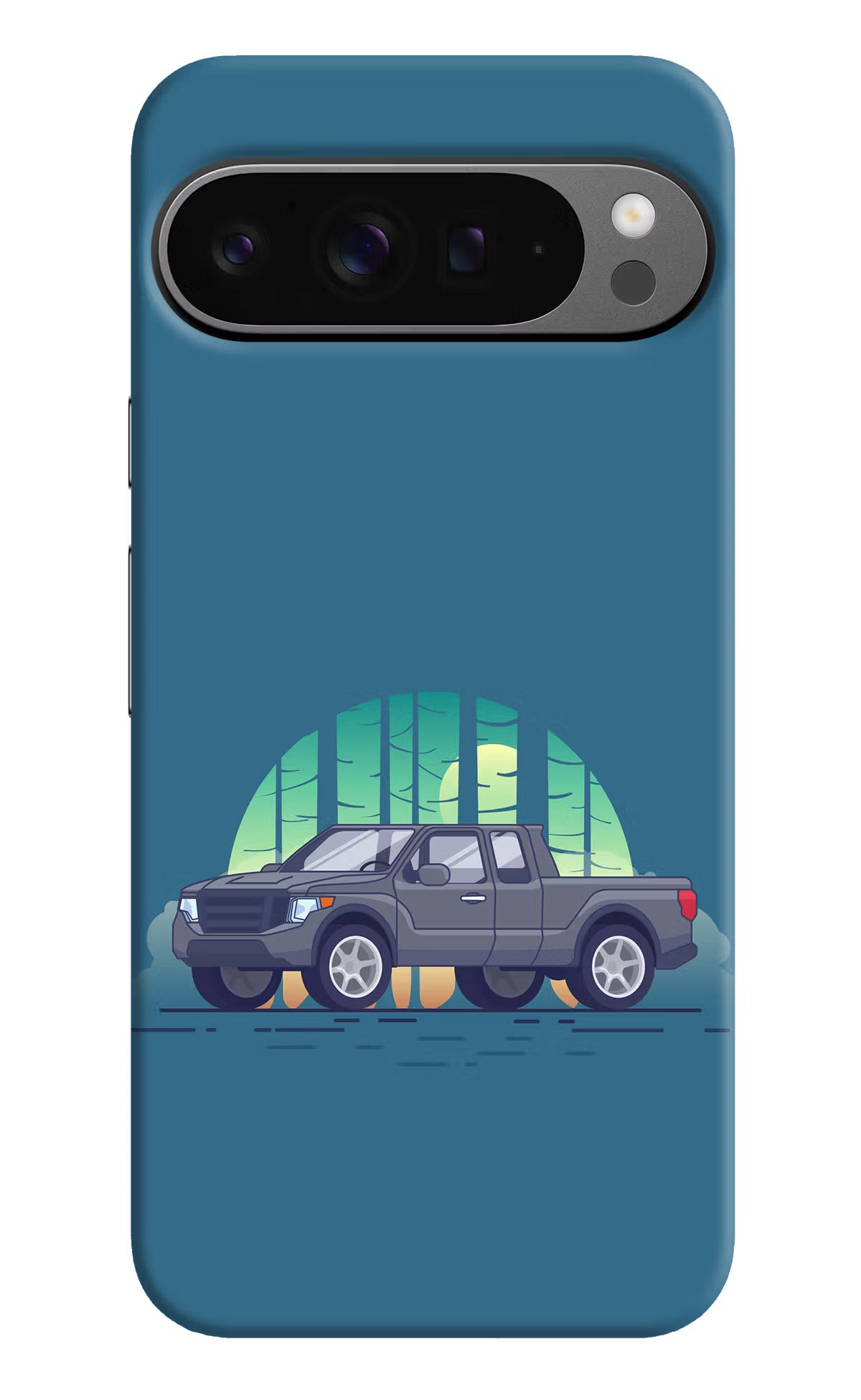 Retro Garage Vibe Google Pixel 9 Pro Hard Case Back Cover by Casekaro