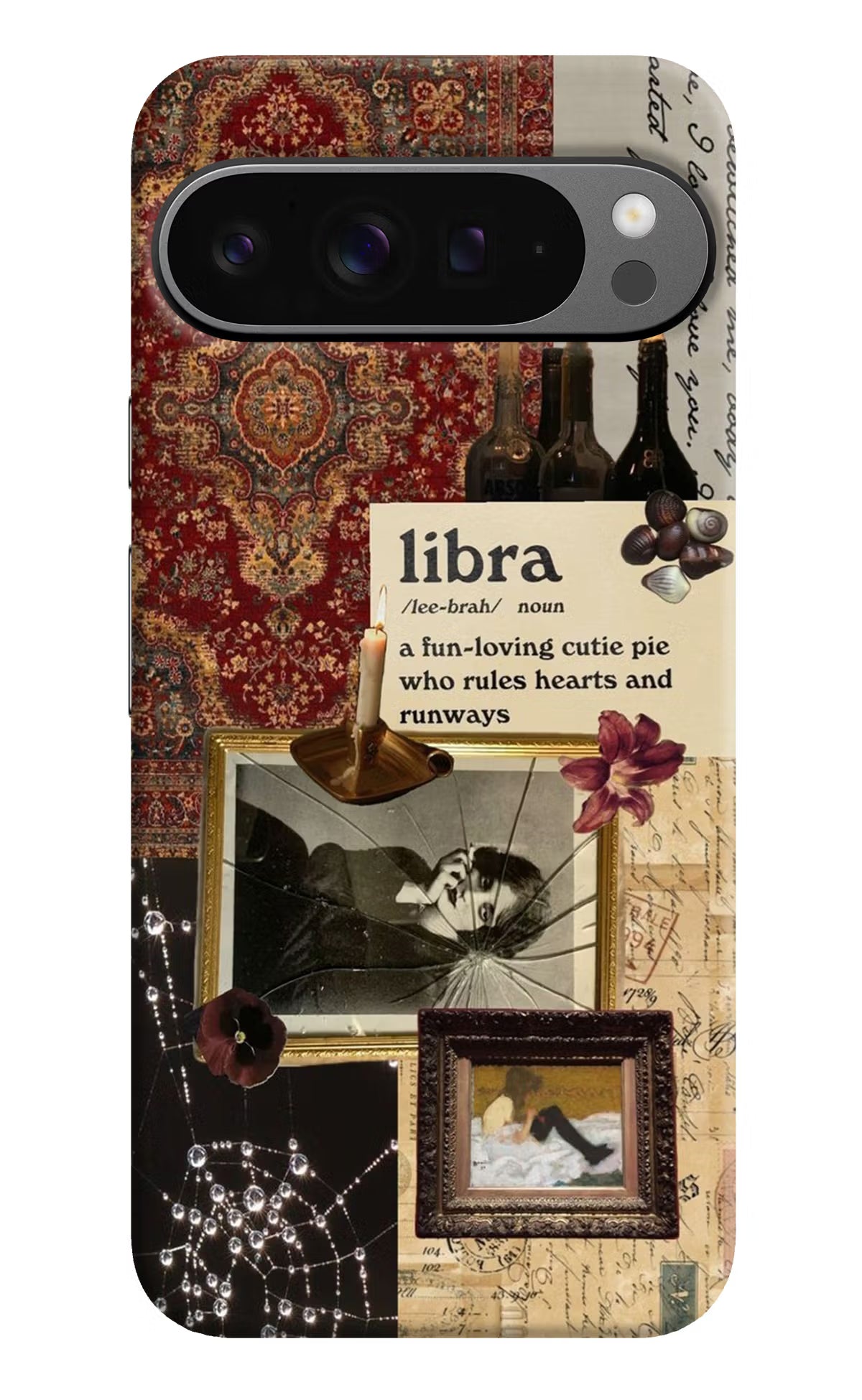 Libra Zodiac Google Pixel 9 Pro Hard Case Back Cover by Casekaro
