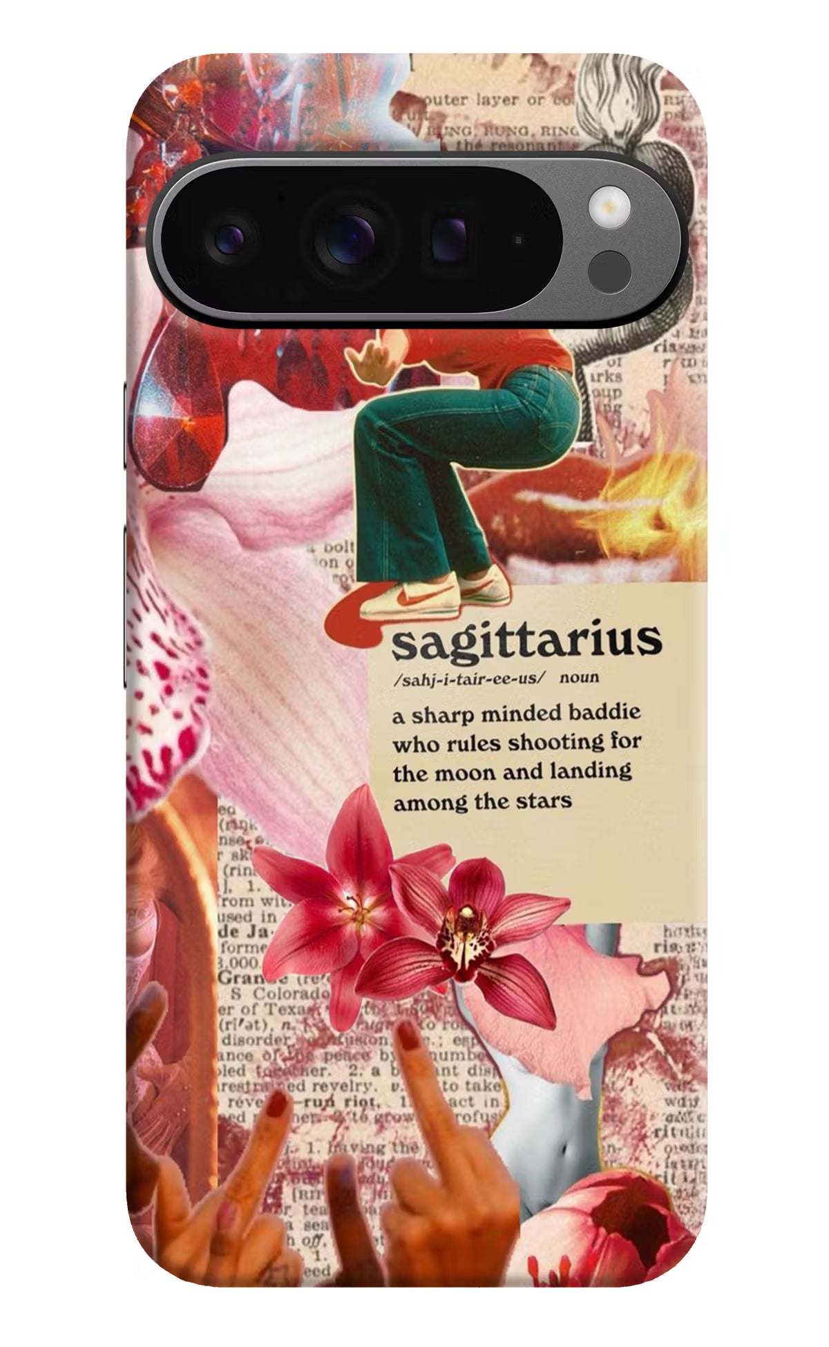 Sagittarius Zodiac Google Pixel 9 Pro Hard Case Back Cover by Casekaro