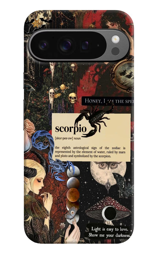 Scorpio Zodiac Google Pixel 9 Pro Hard Case Back Cover by Casekaro