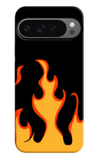 Fired Up – Black Google Pixel 9 Pro Hard Case Back Cover by Casekaro
