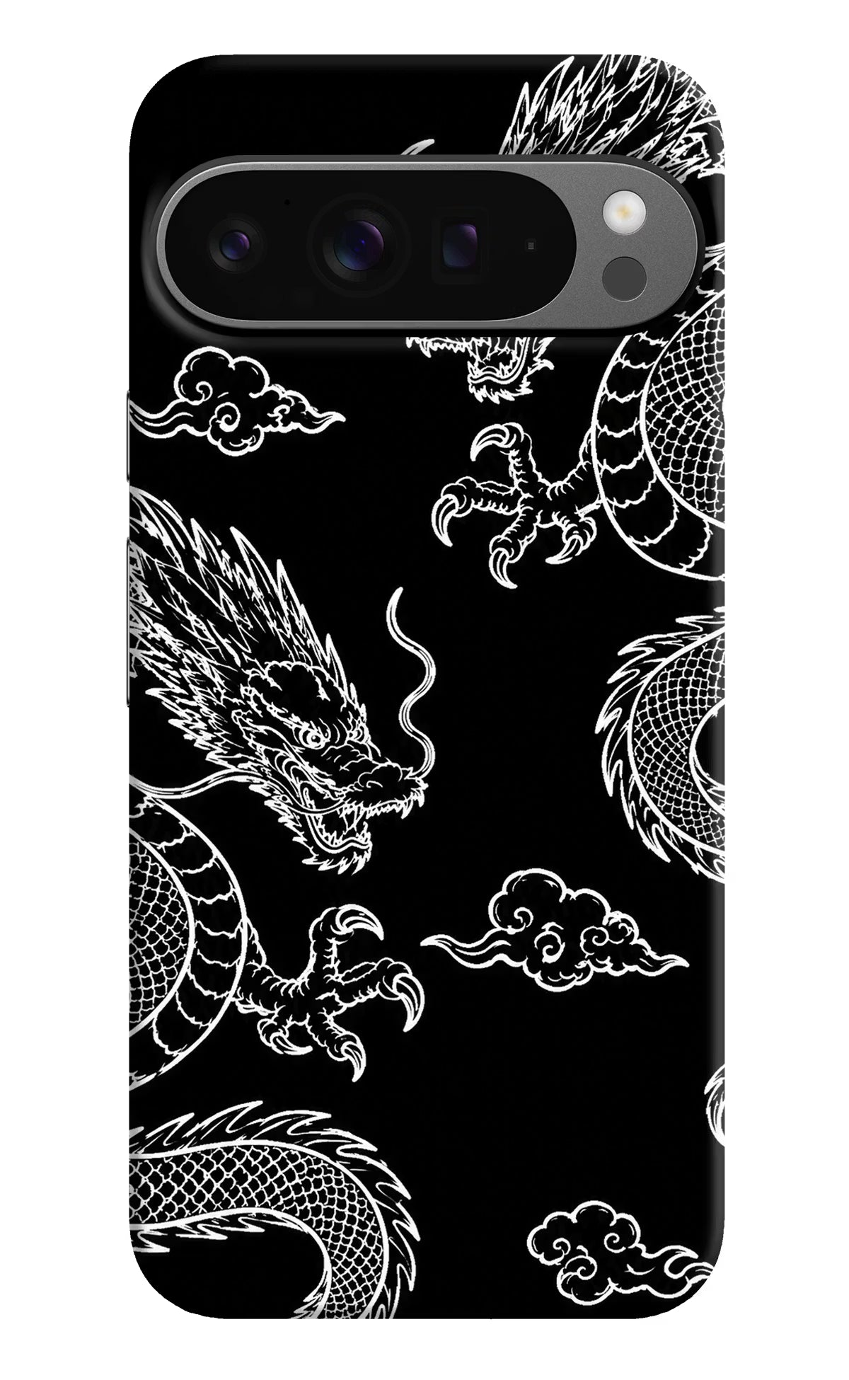 Twin Dragons Google Pixel 9 Pro Hard Case Back Cover by Casekaro