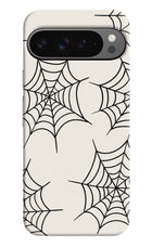 Spider Web Google Pixel 9 Pro Hard Case Back Cover by Casekaro