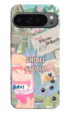 Studio Ghibli Google Pixel 9 Pro Hard Case Back Cover by Casekaro