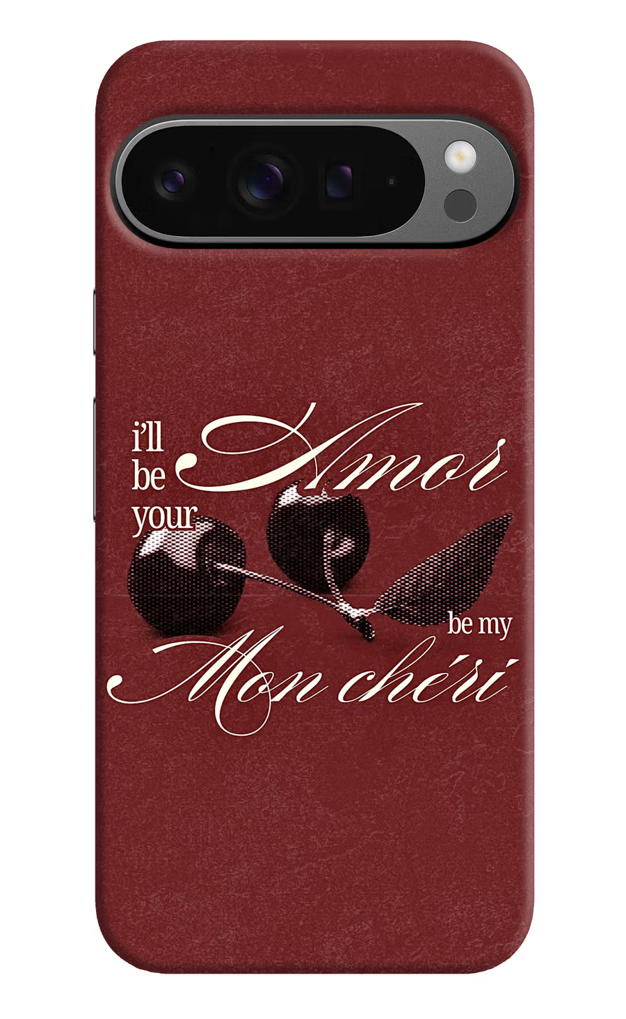 Velvet Cherry Google Pixel 9 Pro Back Cover, Hard case