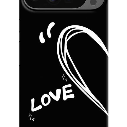 Love Line Google Pixel 9 Pro Hard Case Back Cover by Casekaro