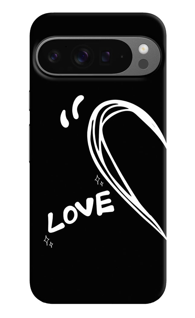 Love Line Google Pixel 9 Pro Hard Case Back Cover by Casekaro
