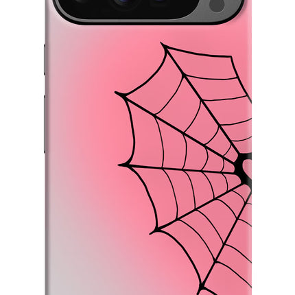 Pink Web Google Pixel 9 Pro Hard Case Back Cover by Casekaro