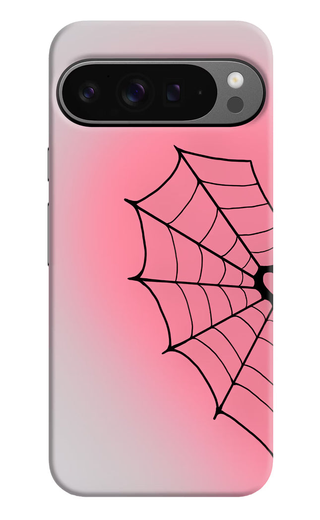 Pink Web Google Pixel 9 Pro Hard Case Back Cover by Casekaro