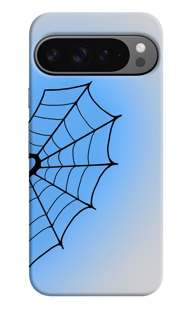 Blue Web Google Pixel 9 Pro Hard Case Back Cover by Casekaro