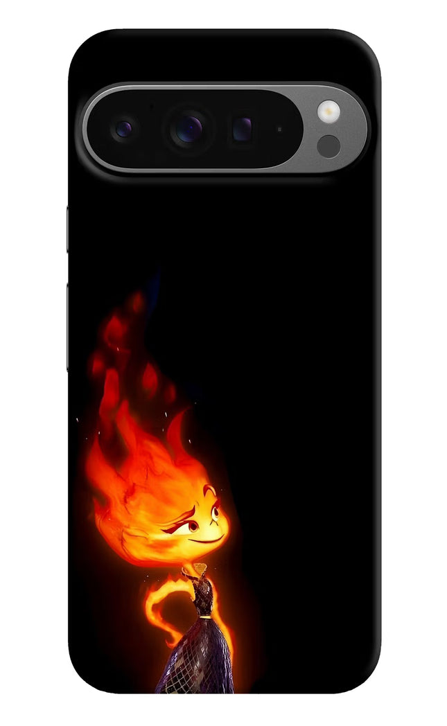 Ember Flame Google Pixel 9 Pro Hard Case Back Cover by Casekaro