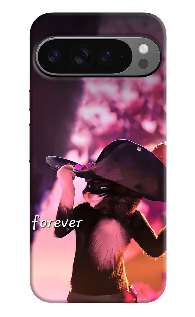 Forever Cat Google Pixel 9 Pro Hard Case Back Cover by Casekaro
