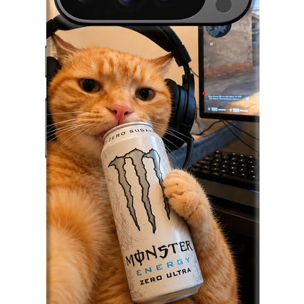Gamer Cat Energy Google Pixel 9 Pro Hard Case Back Cover by Casekaro