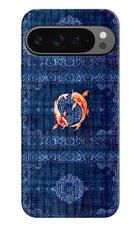 Koi Blue Google Pixel 9 Pro Hard Case Back Cover by Casekaro