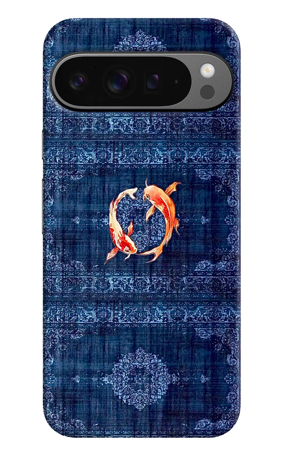 Koi Blue Google Pixel 9 Pro Back Cover, Hard case