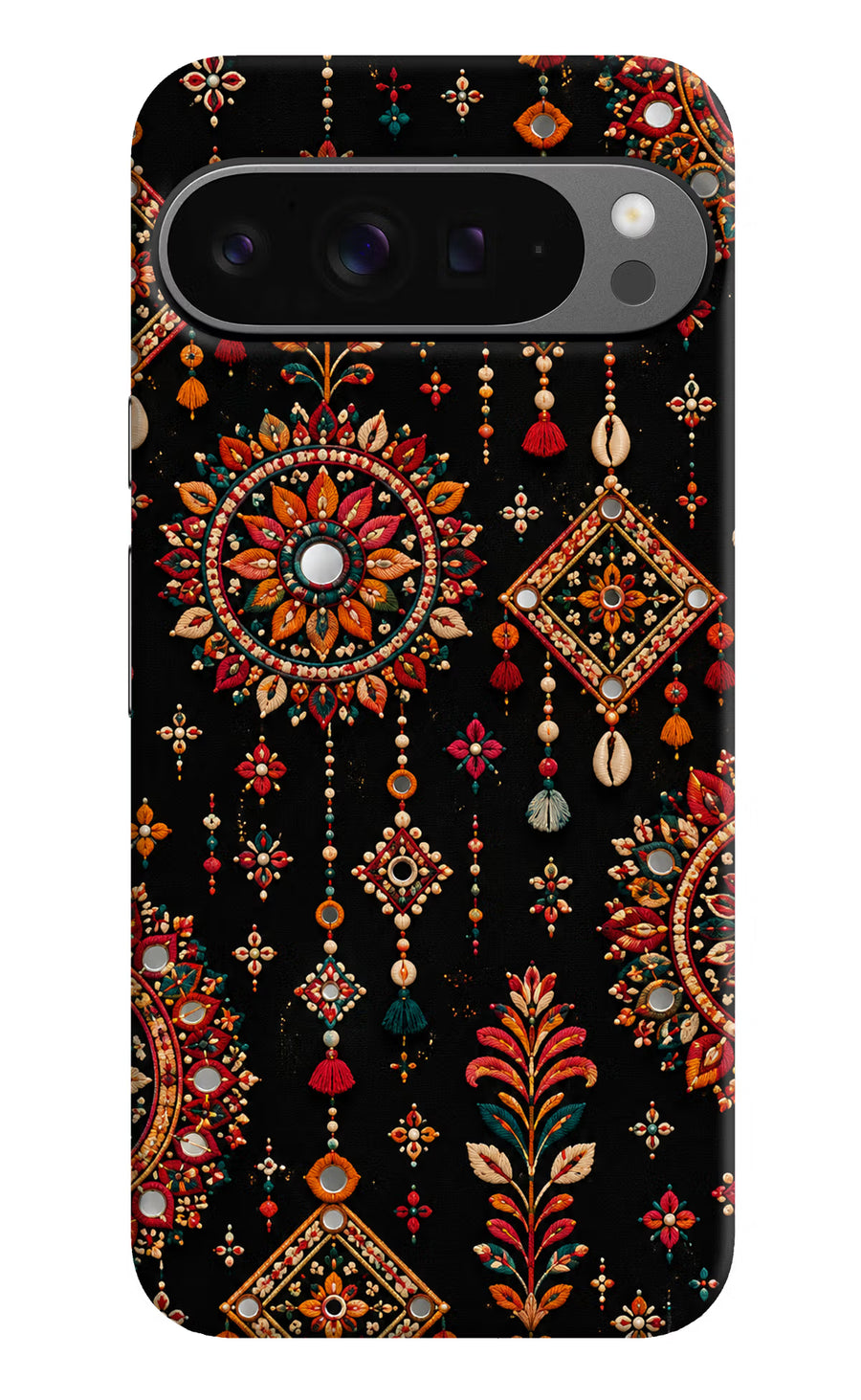 Boho Noir Google Pixel 9 Pro Back Cover, Hard case