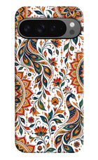 White Mayura Google Pixel 9 Pro Hard Case Back Cover by Casekaro