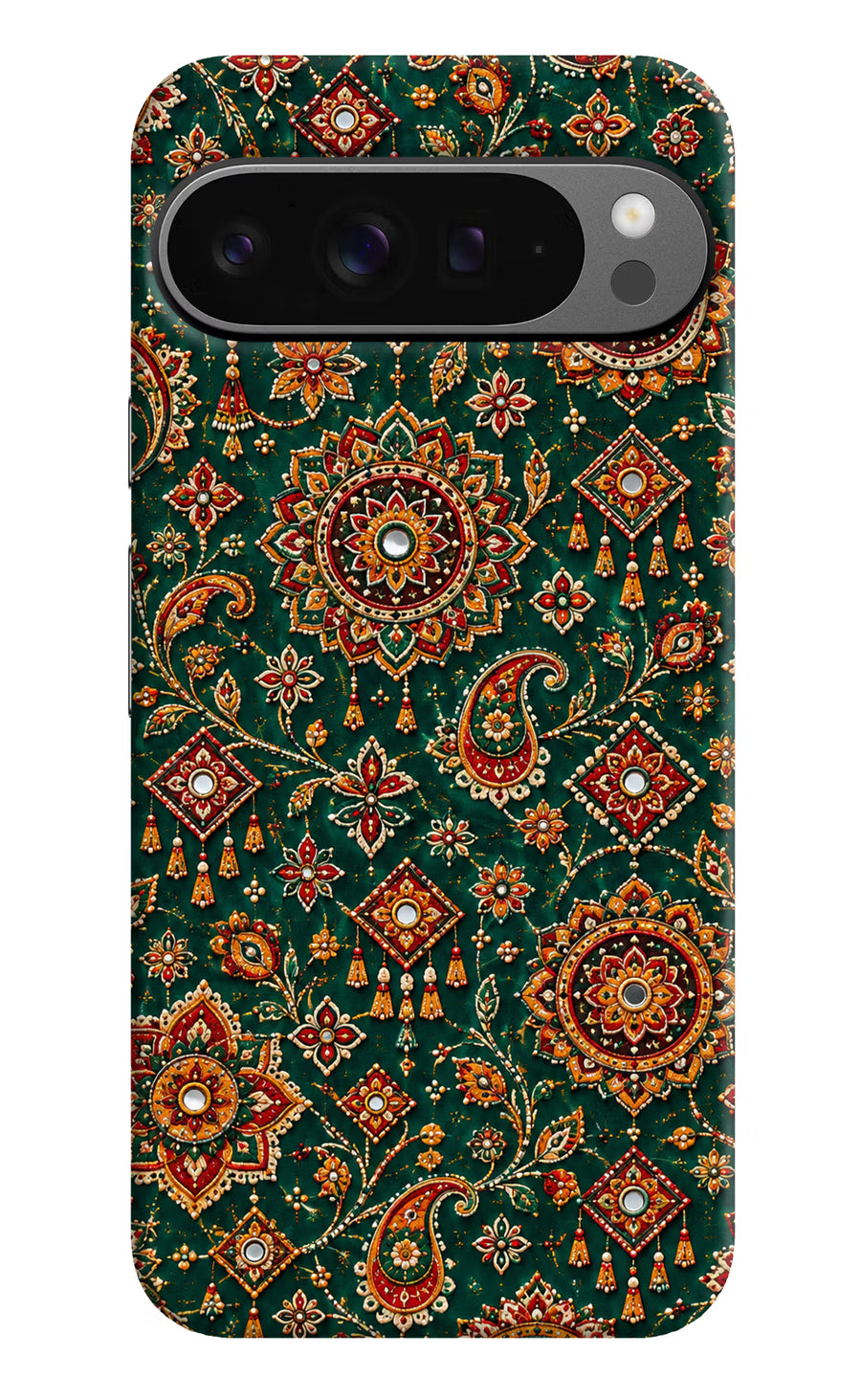 Green Pataka Google Pixel 9 Pro Back Cover, Hard case