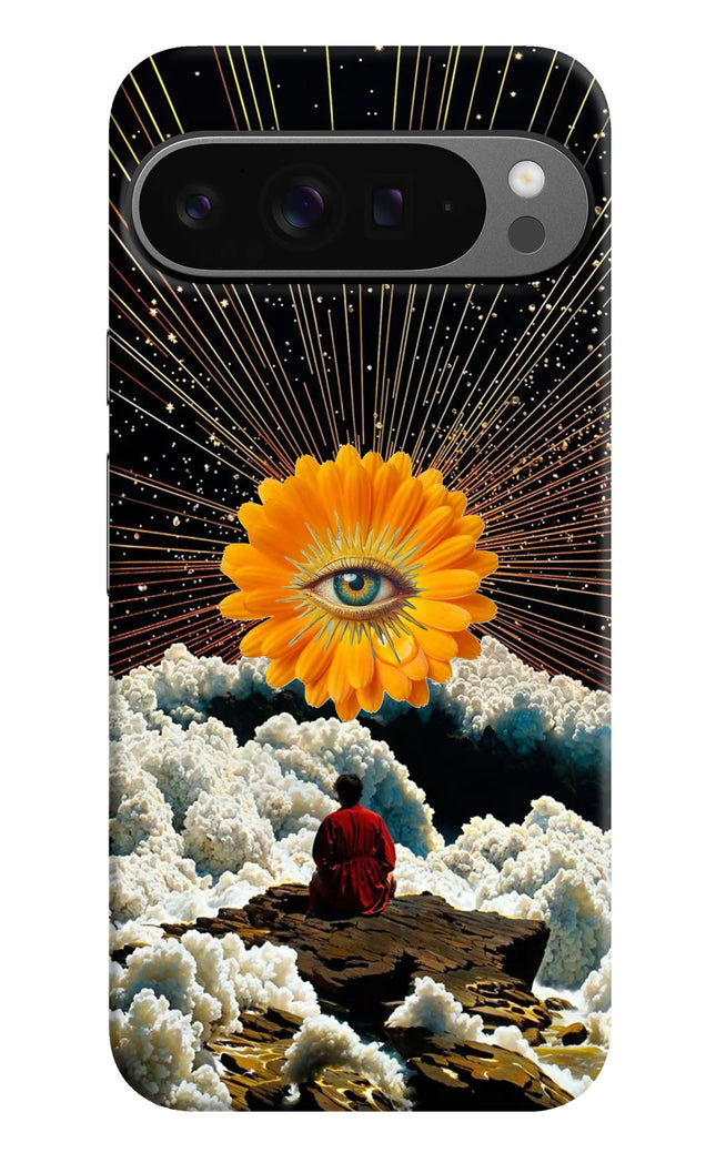 Cosmic Flower Google Pixel 9 Pro Hard Case Back Cover by Casekaro