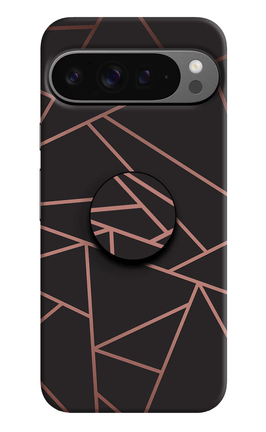 Geometric Pattern Google Pixel 9 Pro Pop Case, Hard case