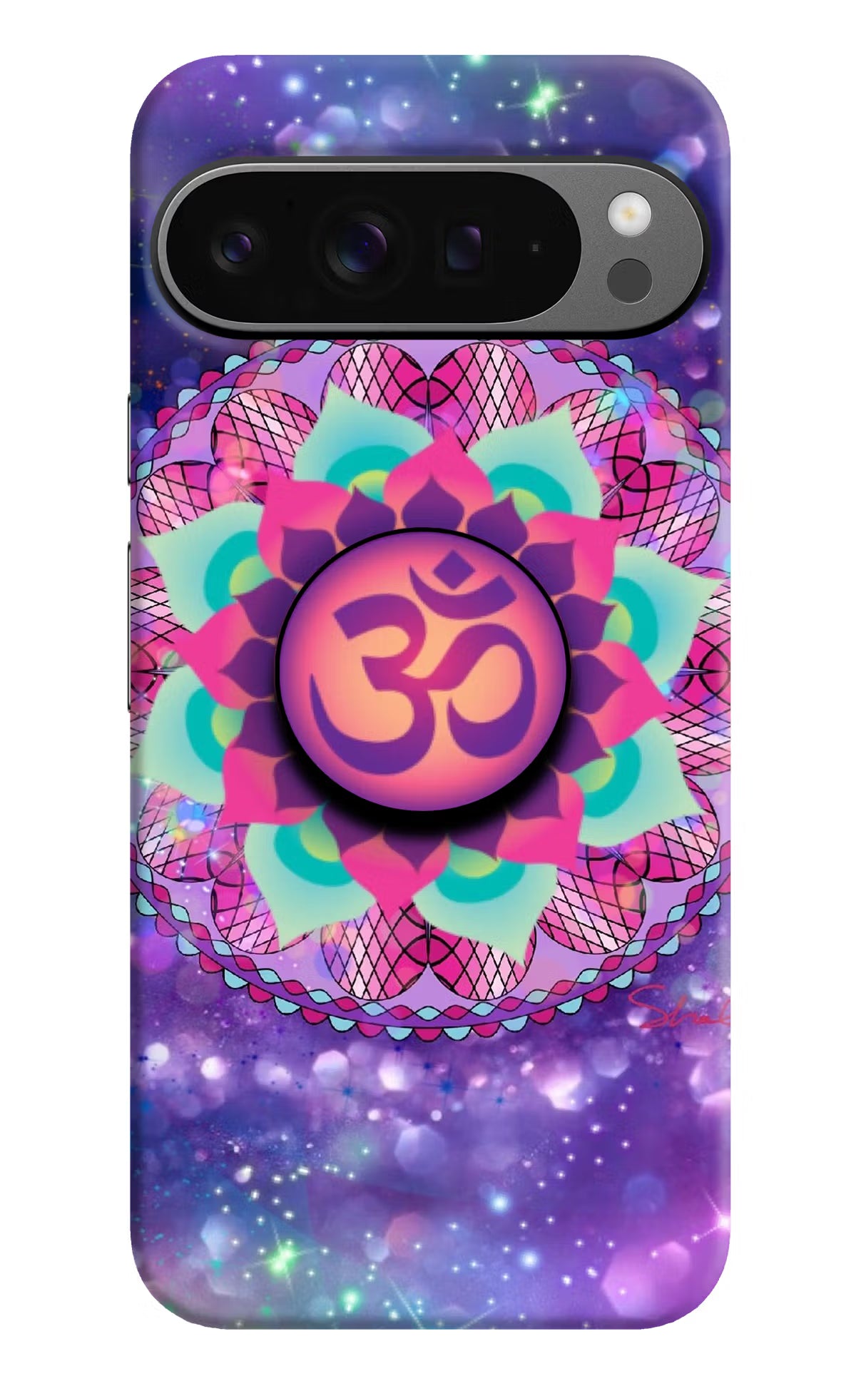 Om Purple Google Pixel 9 Pro Pop Case by Casekaro