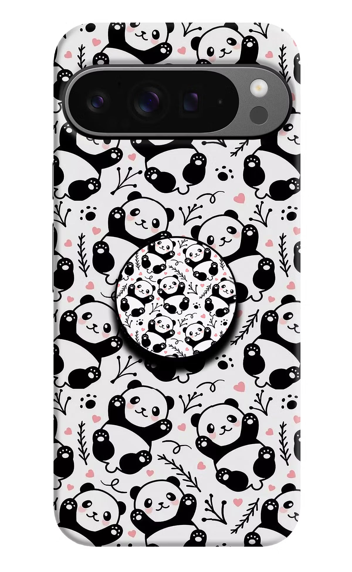 Cute Panda Google Pixel 9 Pro Pop Case by Casekaro