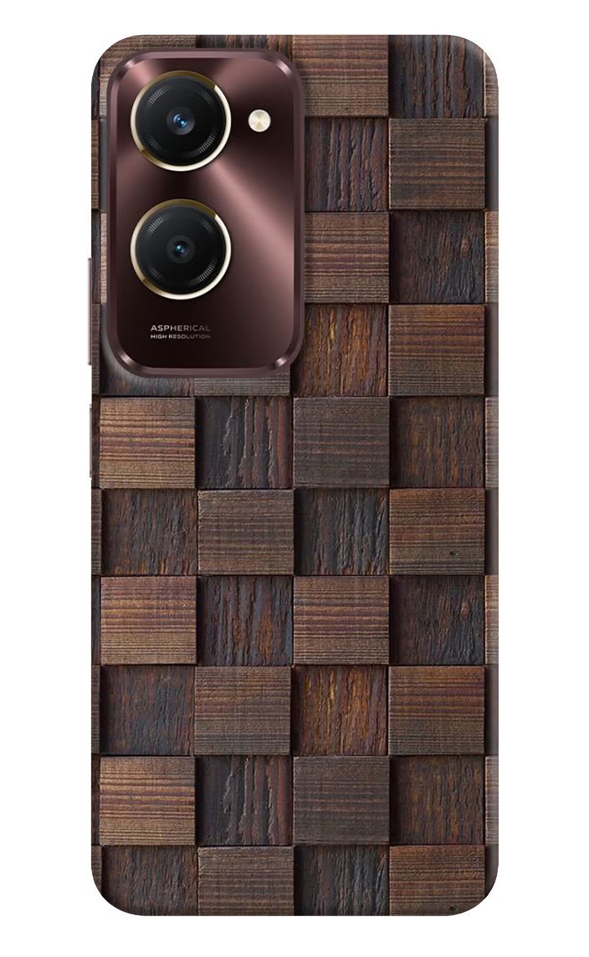 Wooden Cube Design iQOO Z9 Lite 5G Back Cover