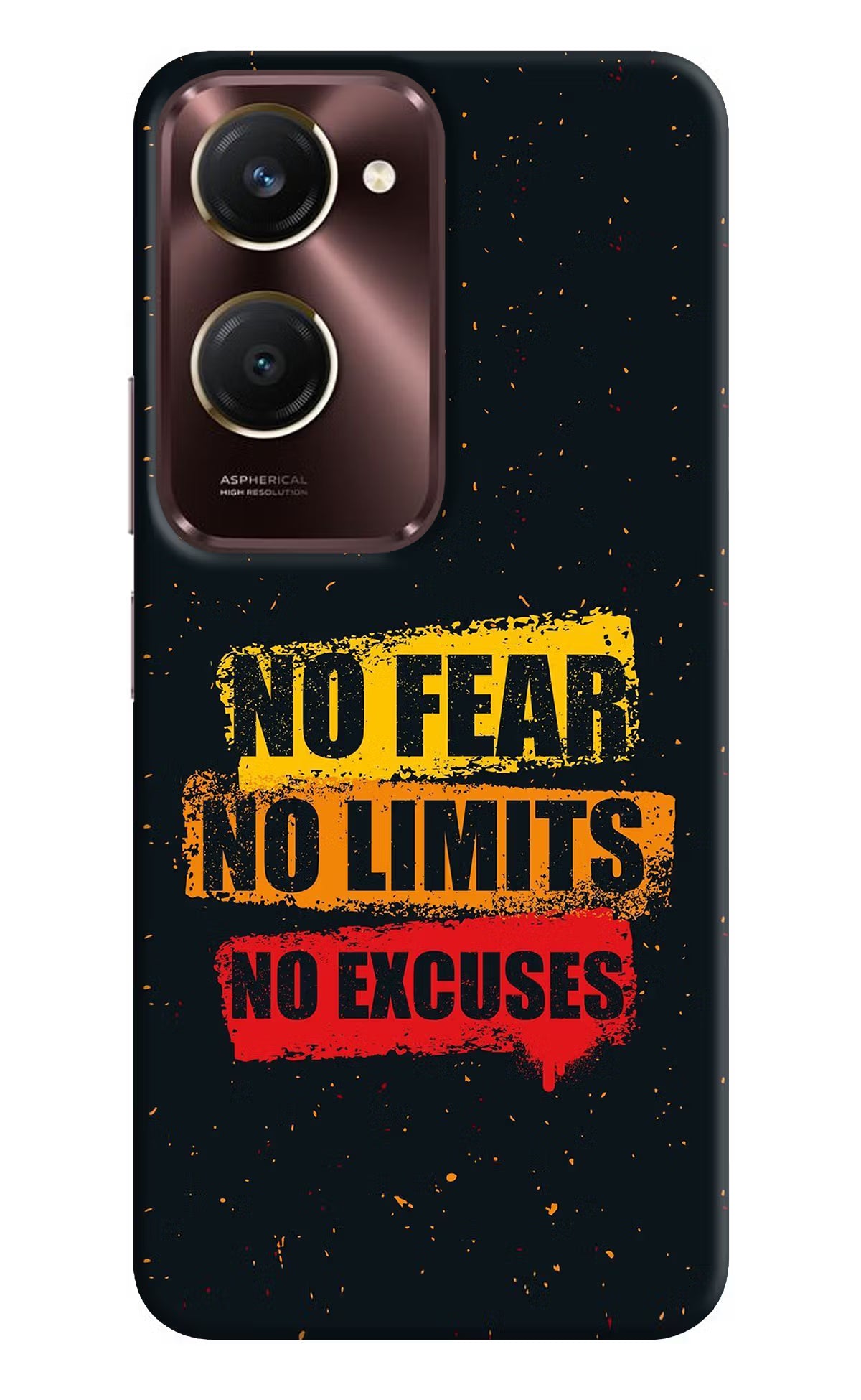 No Fear No Limits No Excuse iQOO Z9 Lite 5G Back Cover