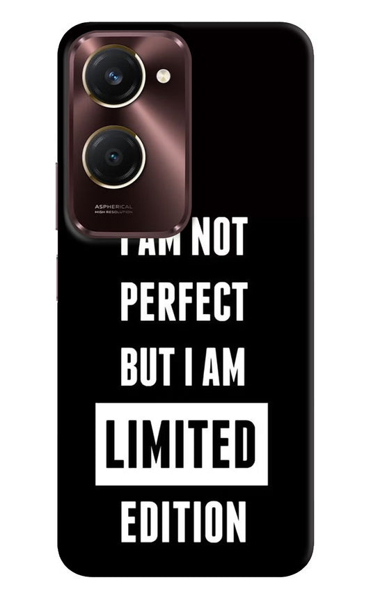 I Am Not Perfect But I Am Limited Edition iQOO Z9 Lite 5G Back Cover