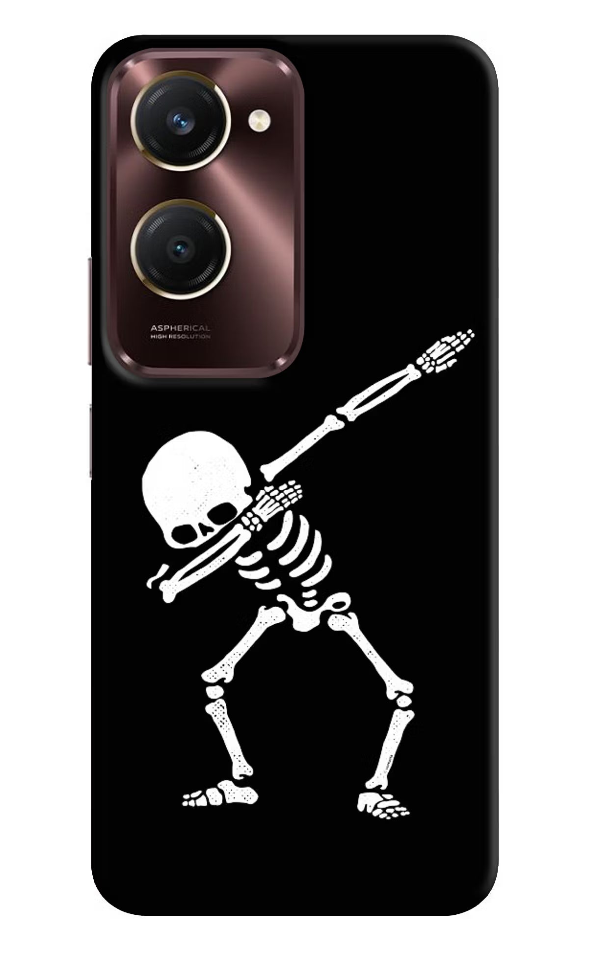 Dabbing Skeleton Art iQOO Z9 Lite 5G Back Cover