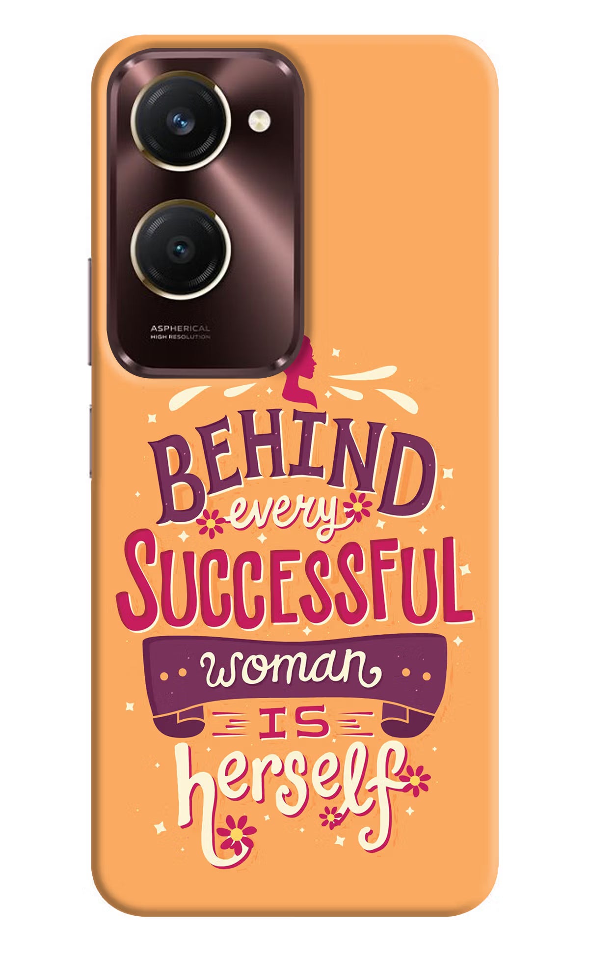 Behind Every Successful Woman There Is Herself iQOO Z9 Lite 5G Back Cover