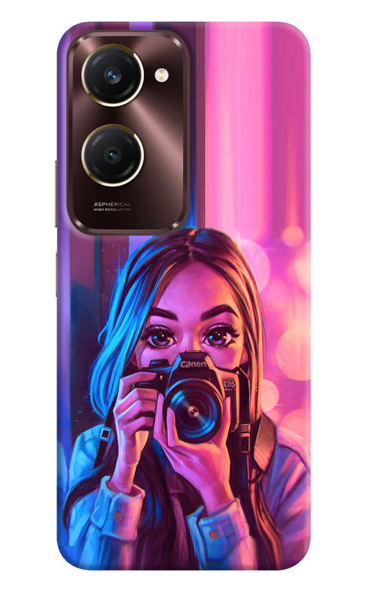 Girl Photographer iQOO Z9 Lite 5G Back Cover