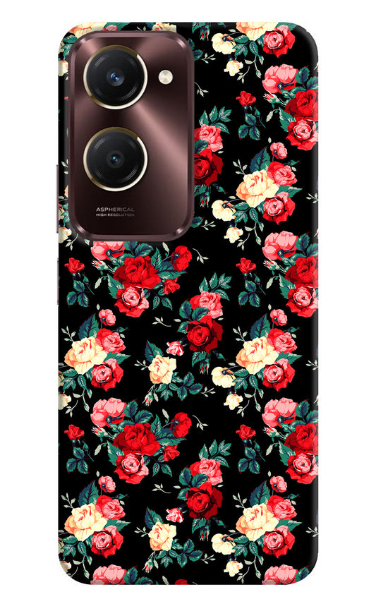 Rose Pattern iQOO Z9 Lite 5G Back Cover